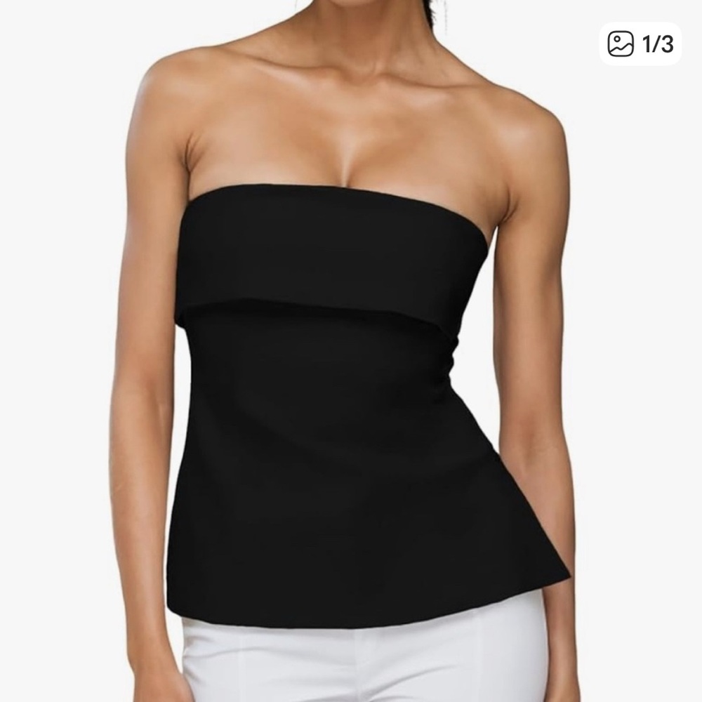 Chic Black Tube Top